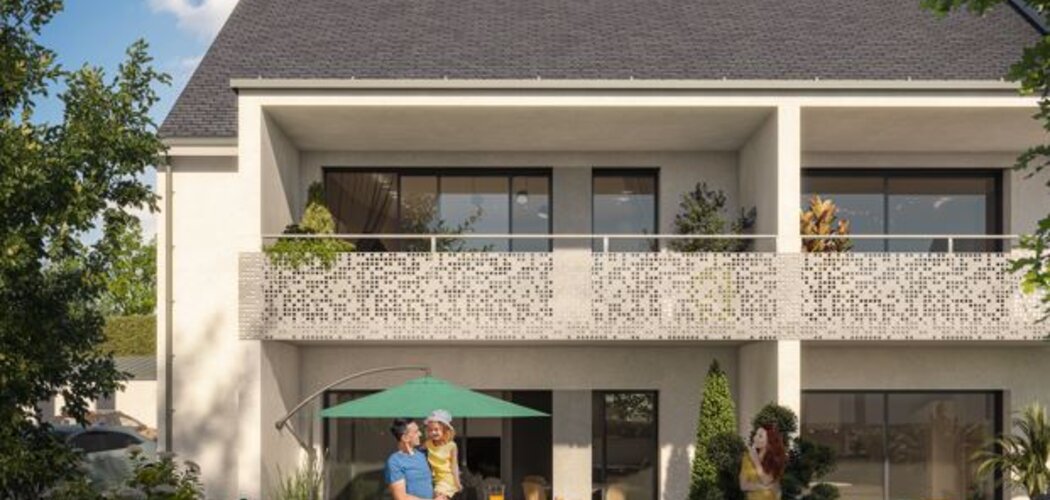 Programme immobilier neuf Le Clos Nicolazic - Pluneret : appartements neufs en centre-ville, à 7 min d’Auray, balcons et terrasses (56400) - Référence : 10964