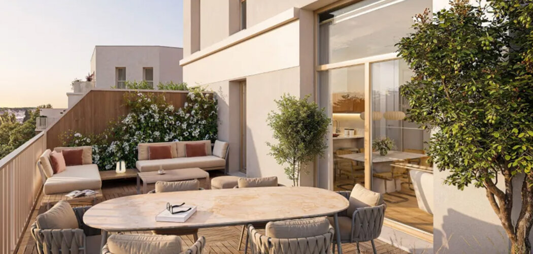 Programme immobilier neuf VILLA ANTOINETTE - Poissy – Résidence contemporaine dans l’écoquartier Rouget-de-Lisle (78300) - Référence : 17850