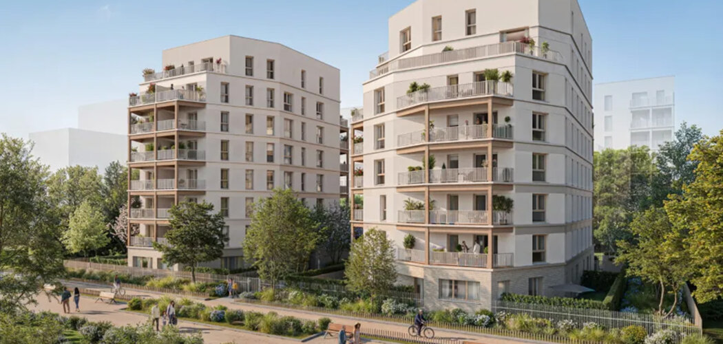 Programme immobilier neuf VILLA ANTOINETTE - Poissy – Résidence contemporaine dans l’écoquartier Rouget-de-Lisle (78300) - Référence : 17850