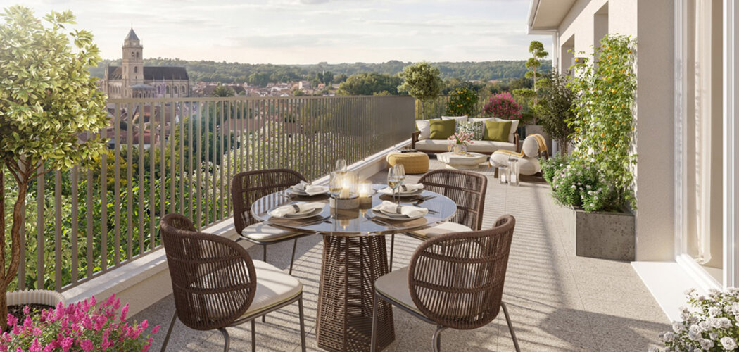 Programme immobilier neuf LISIERE DES LOGES - Poissy résidence familiale proche La Défense (78300) - Référence : 17303