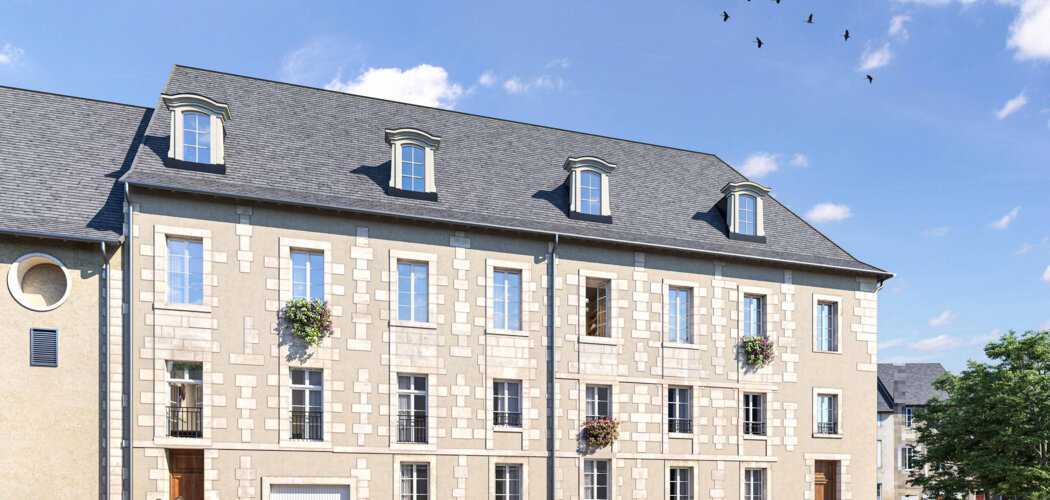 Programme immobilier neuf LE CLOS SARRAIL - Poitiers : 13 appartements T2–T3 réhabilités proche de l’hypercentre (86000) - Référence : 15589