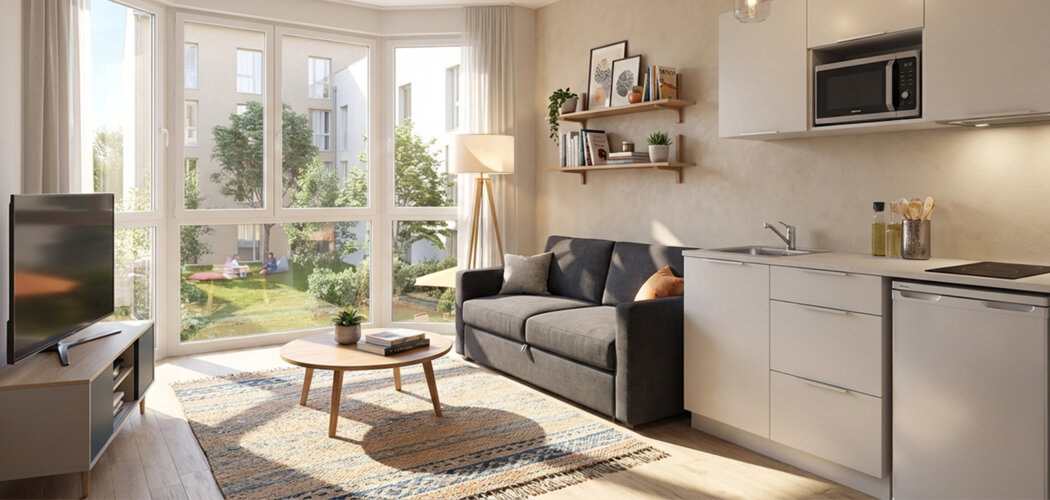 Programme immobilier neuf CAP ETUDES POITIERS - Poitiers résidence étudiante à proximité des commerces et bus (86000) - Référence : 13899