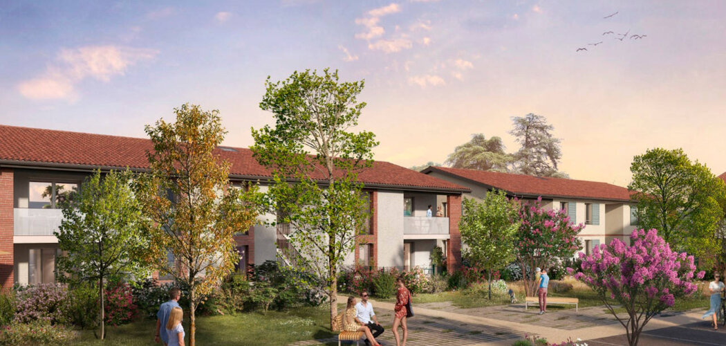 Programme immobilier neuf ABELIA - Pompertuzat à deux pas du centre commercial (31450) - Référence : 17660