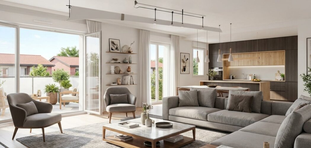 Programme immobilier neuf ABELIA - Pompertuzat à deux pas du centre commercial (31450) - Référence : 17660