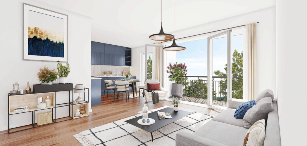 Programme immobilier neuf Les Jardins de Courtin - Pomponne : appartements neufs du 2 au 4 pièces proche de la gare (77400) - Référence : 14961