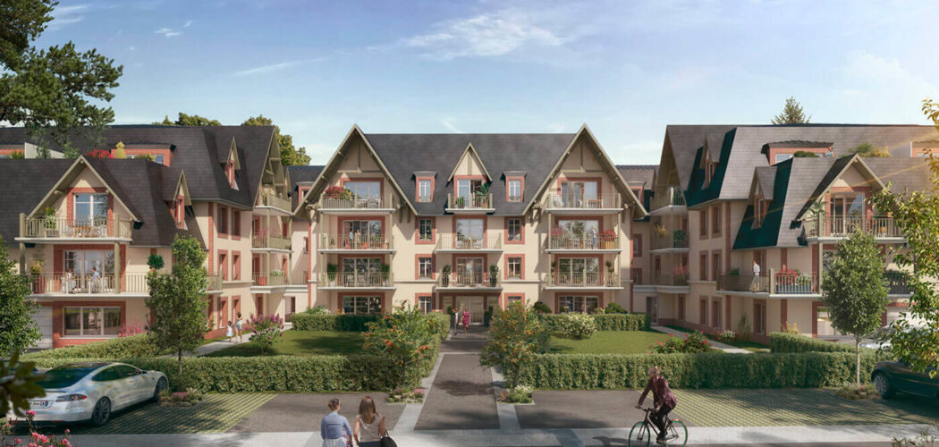 Programme immobilier neuf Les Jardins de Ponti - Pont-l'Evêque proche des plages (14130) - Référence : 14465