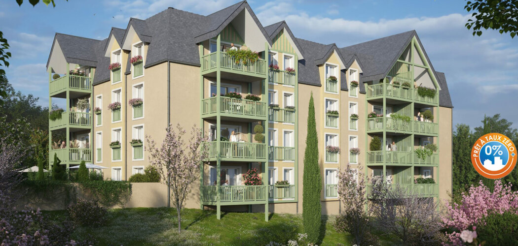 Programme immobilier neuf L'Angelot - Pont-l’Évêque proche du centre historique (14130) - Référence : 13800