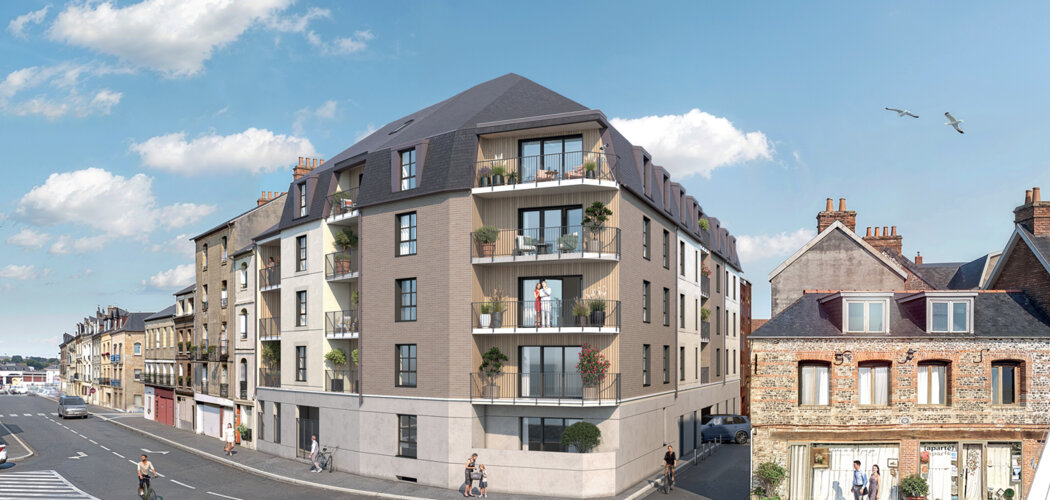 Programme immobilier neuf PRESQU’ILE - Pont-l’Evêque proche du centre historique (76200) - Référence : 13758