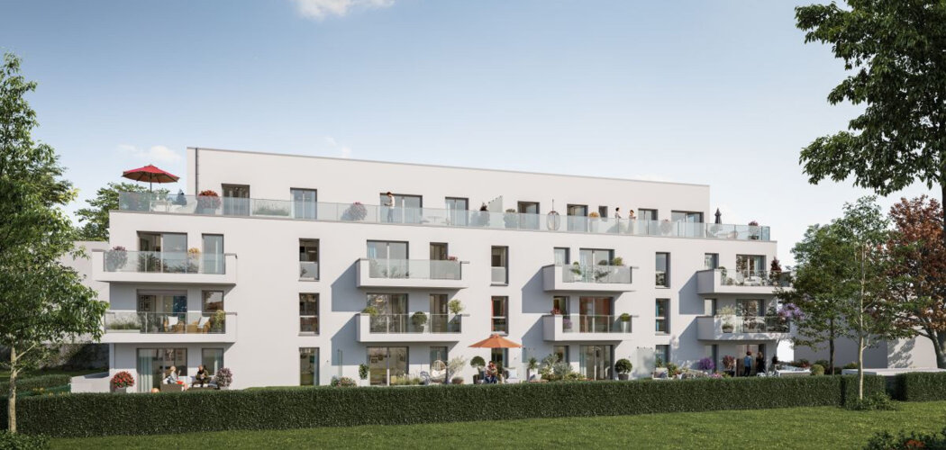 Programme immobilier neuf TERRA SERENA - Pont-Péan : appartements neufs du 2 au 3 pièces en centre bourg (35131) - Référence : 15191