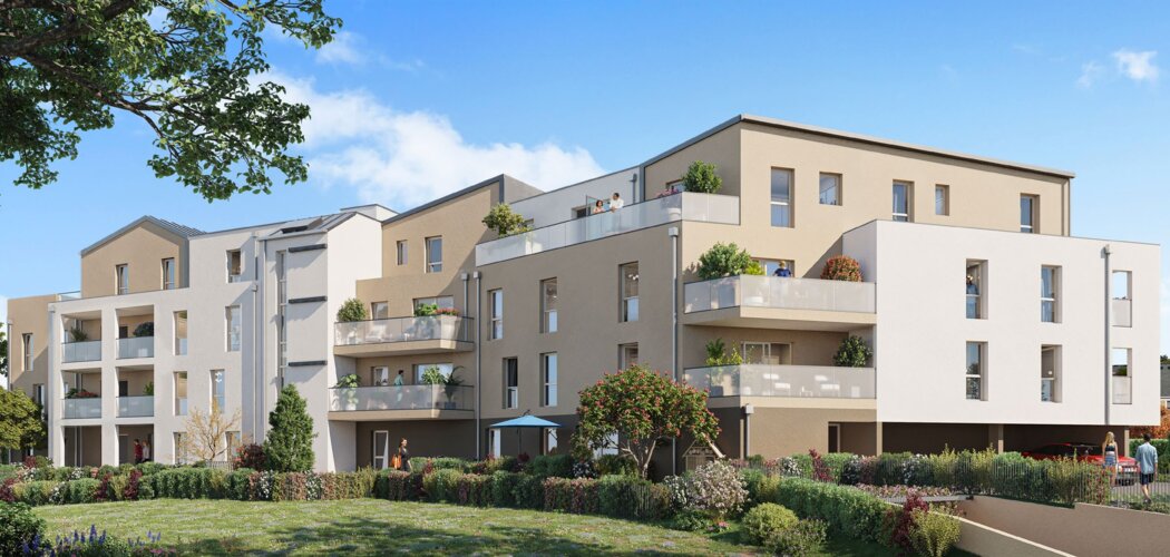 Programme immobilier neuf Castello - Pont-Péan : appartements neufs T2–T4 dans un écrin de verdure à 8 min de Rennes (35131) - Référence : 15280