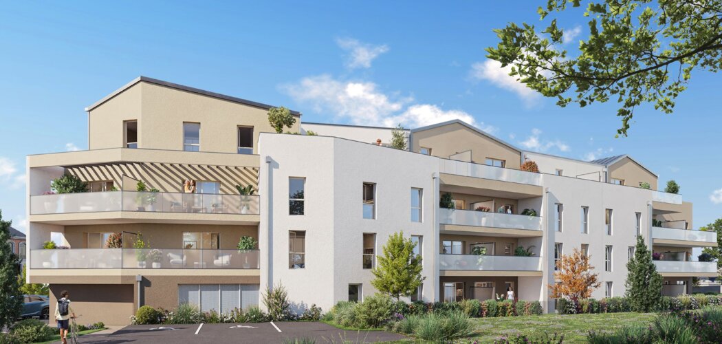 Programme immobilier neuf Castello - Pont-Péan : appartements neufs T2–T4 dans un écrin de verdure à 8 min de Rennes (35131) - Référence : 15280
