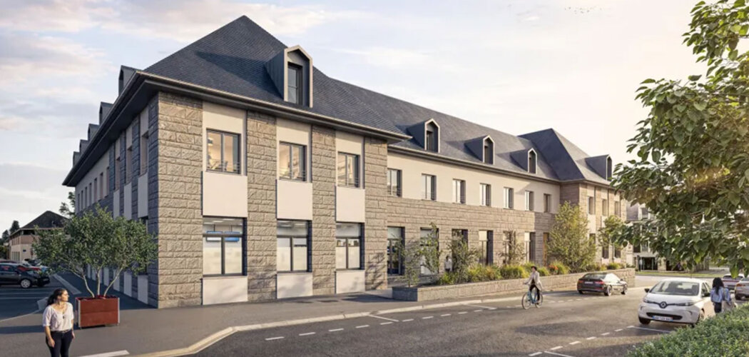 Programme immobilier neuf Cour Rivoli - Pontivy appartements neufs proches commerces et services (56300) - Référence : 18186