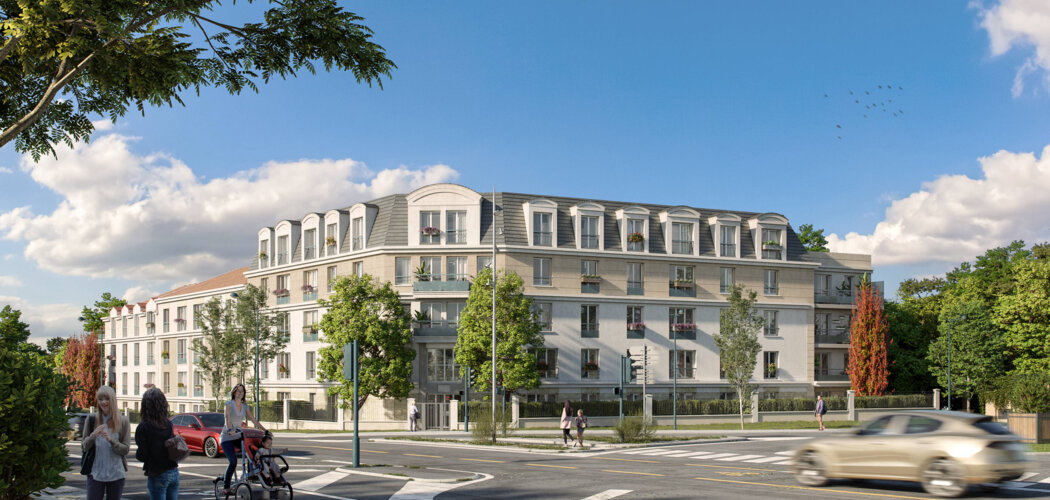 Programme immobilier neuf COEUR ROSA - Pontoise : appartements neufs du studio au 5 pièces proche des bords de l’Oise (95000) - Référence : 14995