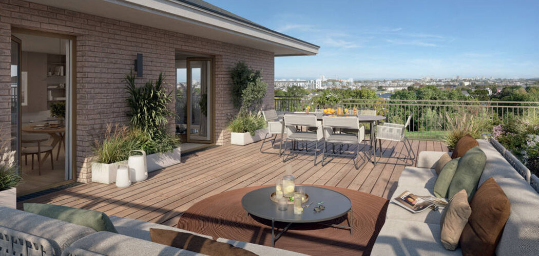 Programme immobilier neuf Idylle - Pontoise quartier Bossut près des lignes de bus (95000) - Référence : 17060