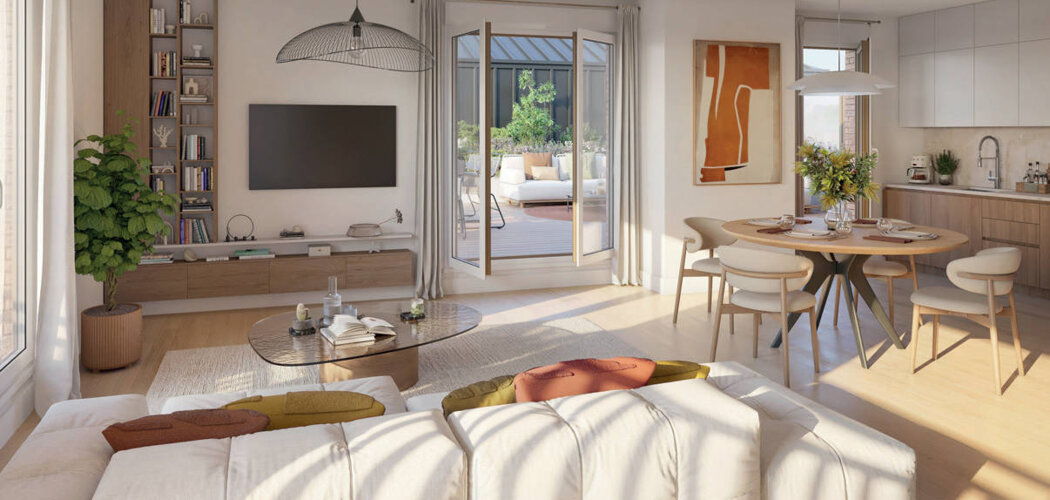 Programme immobilier neuf Idylle - Pontoise quartier Bossut près des lignes de bus (95000) - Référence : 17060