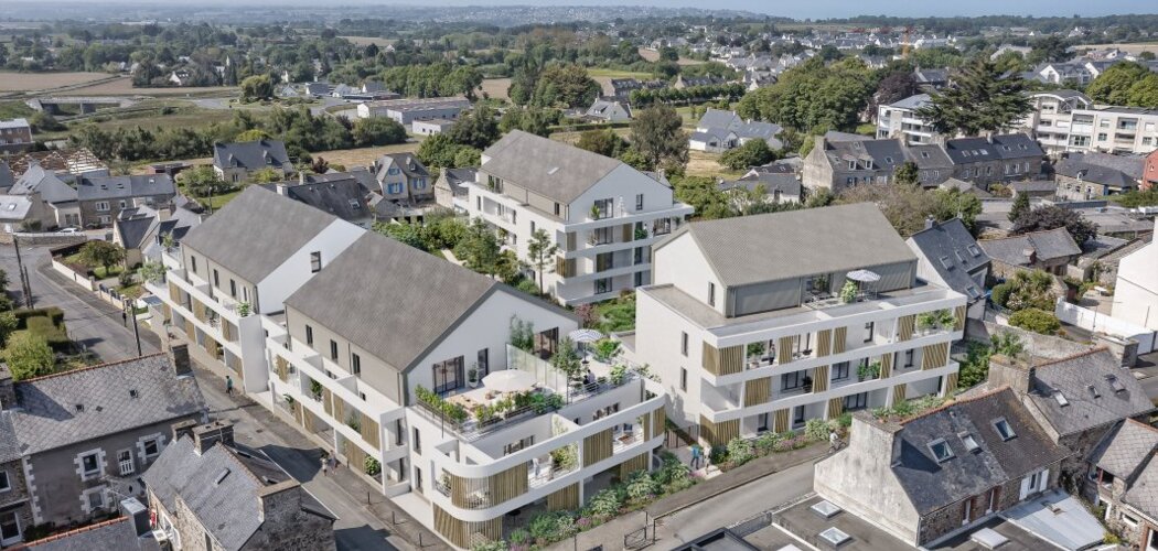 Programme immobilier neuf BLEUENN - Pordic : appartements neufs à 100m de l’Église, nature et confort RE2020 (22590) - Référence : 14665