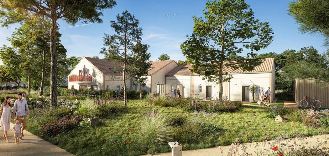 Programme immobilier neuf L'Ecrin du Golf - Pornic appartements lumineux près du port et du golf (44210) - Référence : 17807