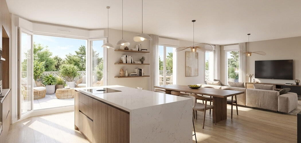 Programme immobilier neuf Kaden - Pornic entre mer et centre sur la Côte de Jade (44210) - Référence : 17051