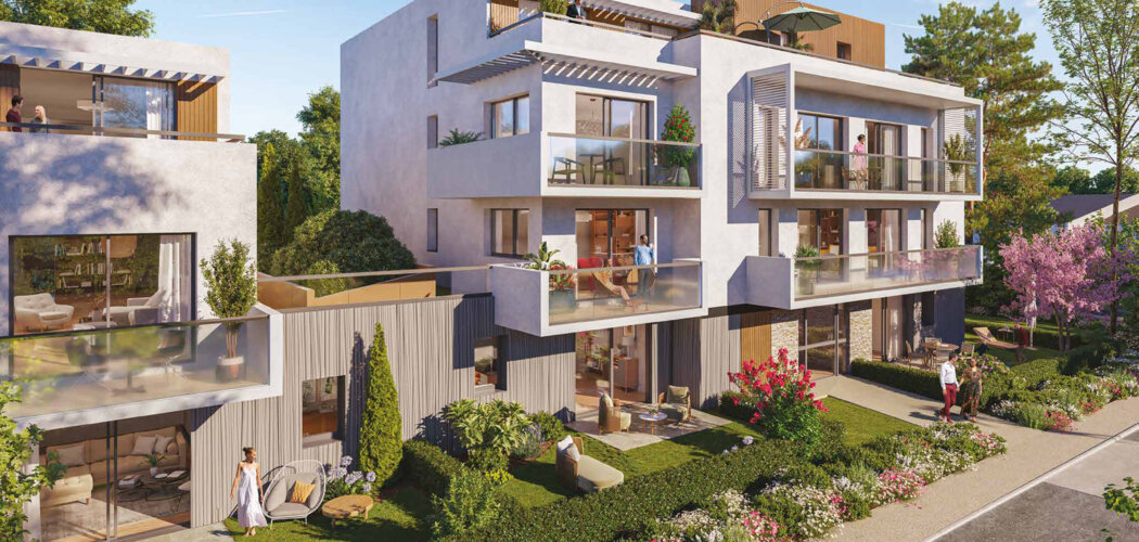 Programme immobilier neuf L'Écrin - Pornichet à quelques minutes de la plage de la Bonne Source (44380) - Référence : 15547