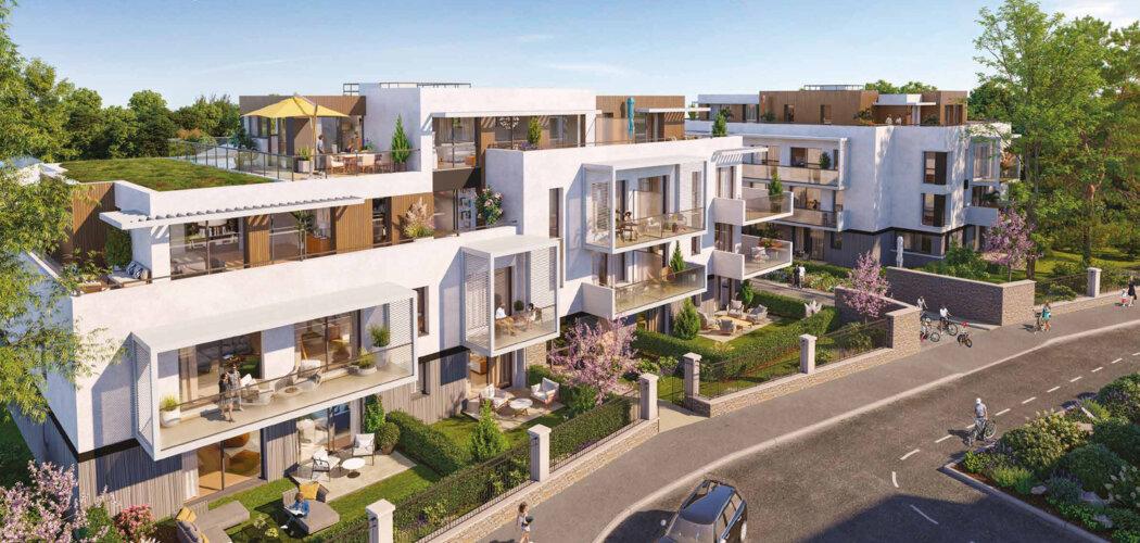 Programme immobilier neuf L'Écrin - Pornichet à quelques minutes de la plage de la Bonne Source (44380) - Référence : 15547