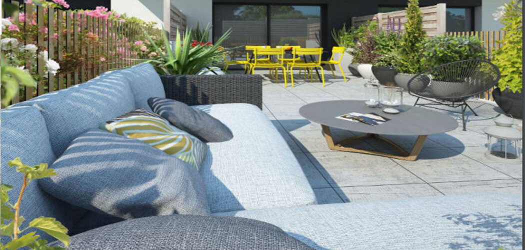 Programme immobilier neuf Fleur du Littoral - Pornichet : Appartements T2–T4 avec terrasses, vue mer et ambiance conviviale à 50 m de la plage Sainte-Marguerite (44380) - Référence : 14214