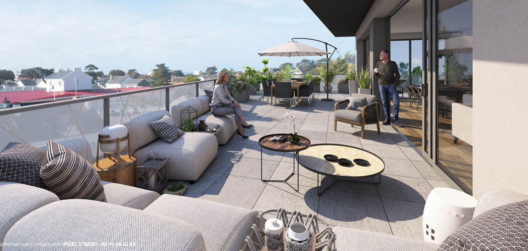 Programme immobilier neuf VILLA RENAISSANCE - Pornichet centre-ville à 10 min à pied de la plage (44380) - Référence : 15555
