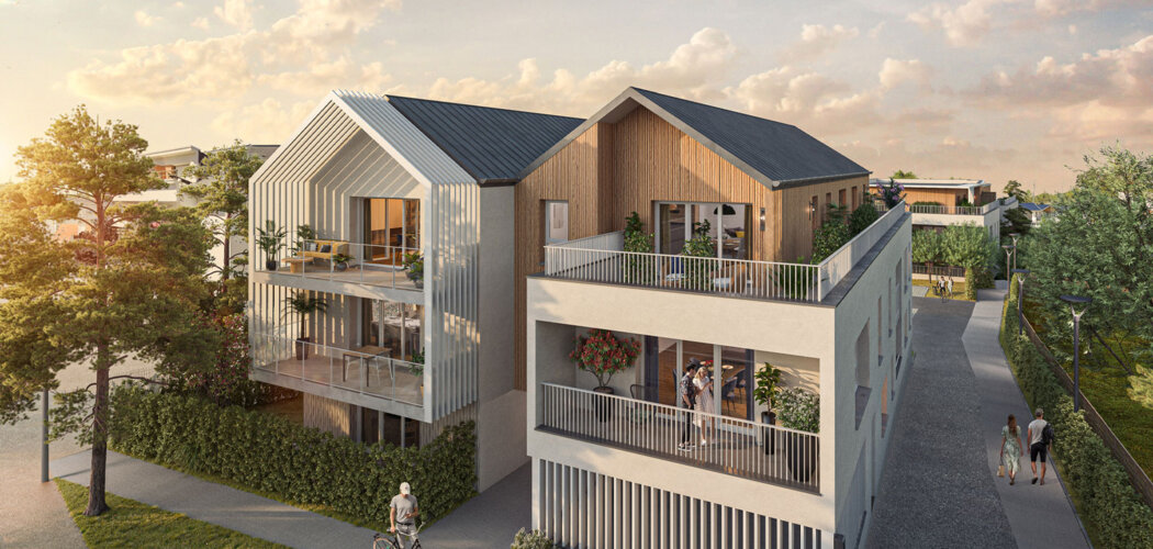 Programme immobilier neuf Jardin d'Epona - Pornichet : maisons et appartements neufs du studio au 5 pièces entre l’Hippodrome et la Mer (44380) - Référence : 15545