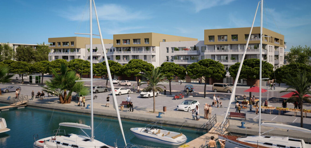 Programme immobilier neuf LES VOILES - Port-Saint-Louis-du-Rhône face au port (13230) - Référence : 18343