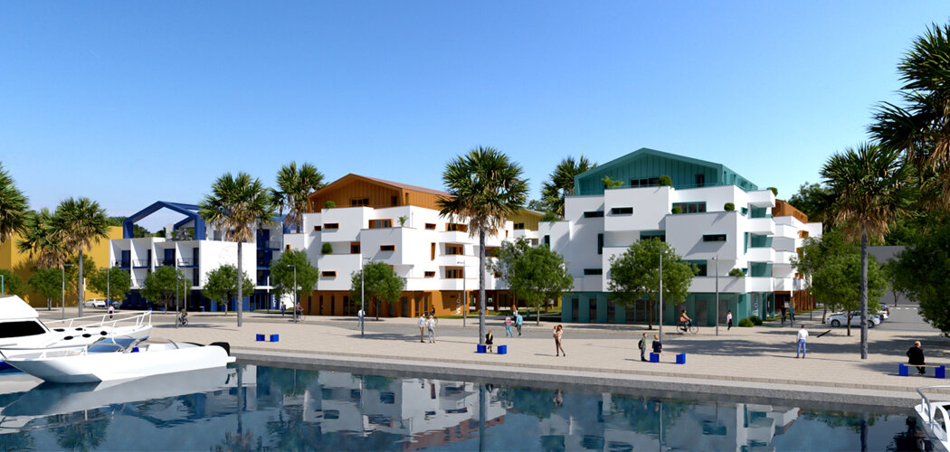 Programme immobilier neuf DOCKSIDE - Port-Saint-Louis-du-Rhône résidence intimiste proche des Calanques (13230) - Référence : 13645