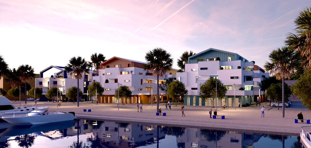 Programme immobilier neuf DOCKSIDE - Port-Saint-Louis-du-Rhône résidence intimiste proche des Calanques (13230) - Référence : 13645