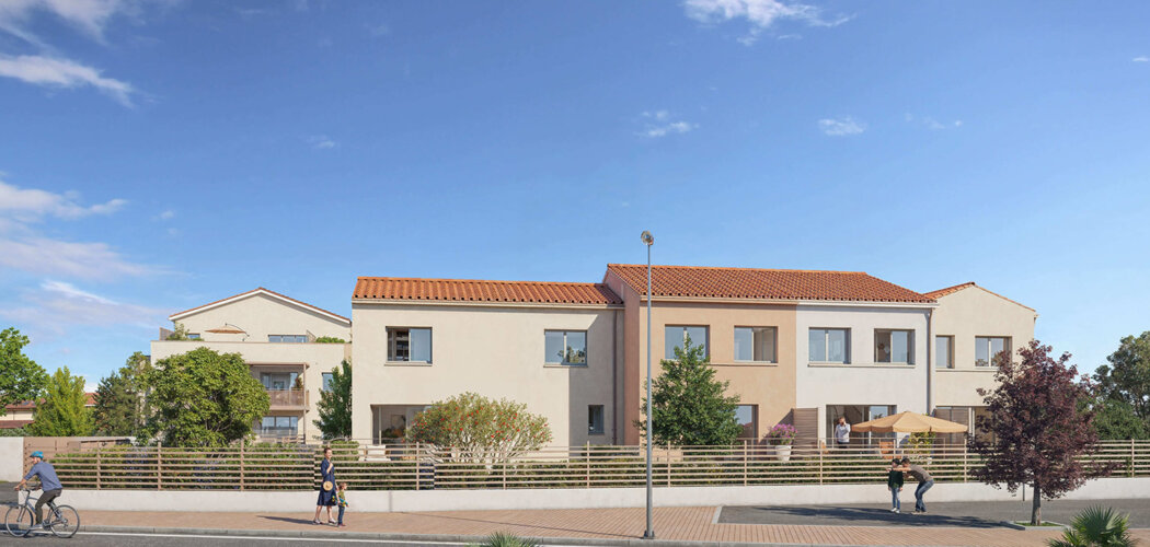 Programme immobilier neuf RIVES DU CANAL - Portiragnes logements avec jardins près du Canal du Midi (34420) - Référence : 17410