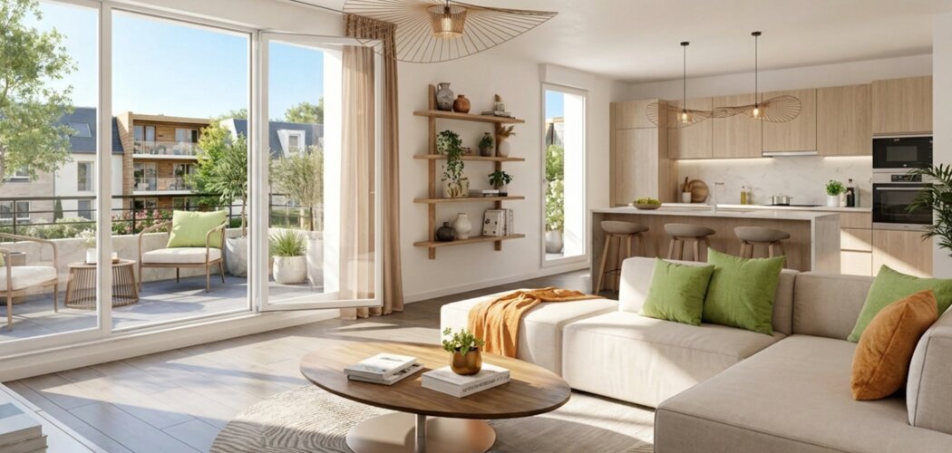 Programme immobilier neuf Le Domaine des Roses - Préaux à une vingtaine de minutes de Rouen (76160) - Référence : 16257