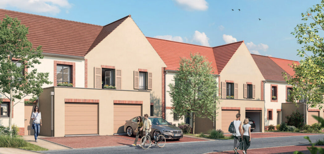 Programme immobilier neuf LE JARDIN DES ECRIVAINS - Précy-sur-Oise : Habitations T4 avec jardins privatifs, cuisine ouverte et sécurité à moins d’une heure de Paris (60460) - Référence : 12915