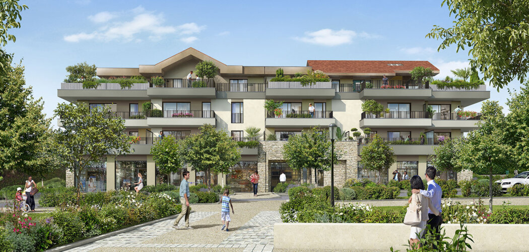 Programme immobilier neuf Villa Geneva - Bat F-G1-G2 - Prévessin-Moëns résidence élégante à proximité immédiate de Genève (01280) - Référence : 17566