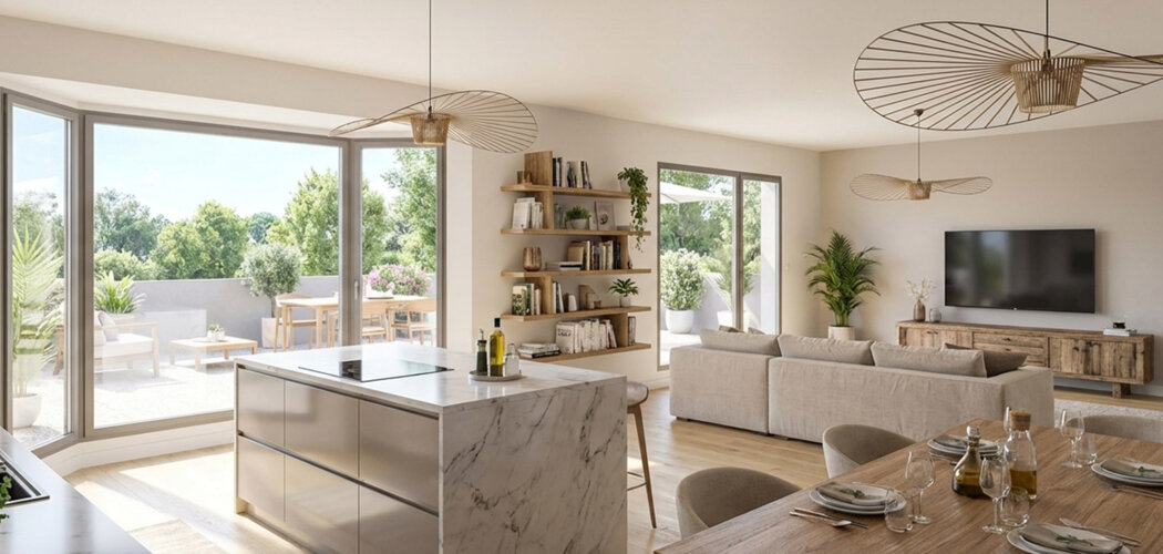 Programme immobilier neuf Villas CELESTINE (TRANCHE 1) - Publier maison neuve proche Léman et centre Thonon les Bains (74500) - Référence : 16985