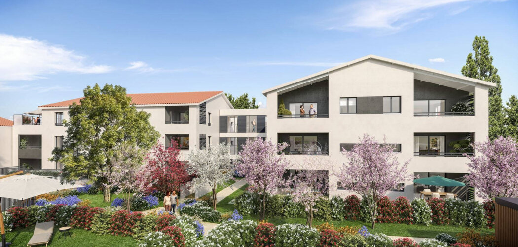 Programme immobilier neuf Le Clos du Tilleul - Pusignan au centre-ville à deux pas des commerces (69330) - Référence : 16006