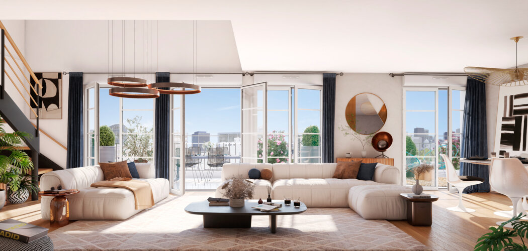 Programme immobilier neuf Parc des Bergères - Puteaux à deux pas de La Défense (92800) - Référence : 16216