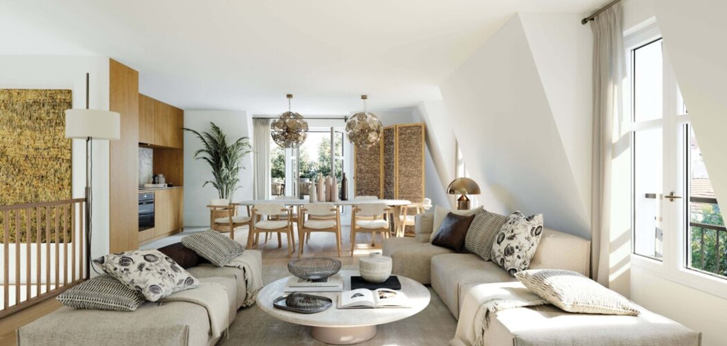 Programme immobilier neuf Villa Collin - Puteaux à deux pas de la gare et des lignes L, U et T2 (92800) - Référence : 16142