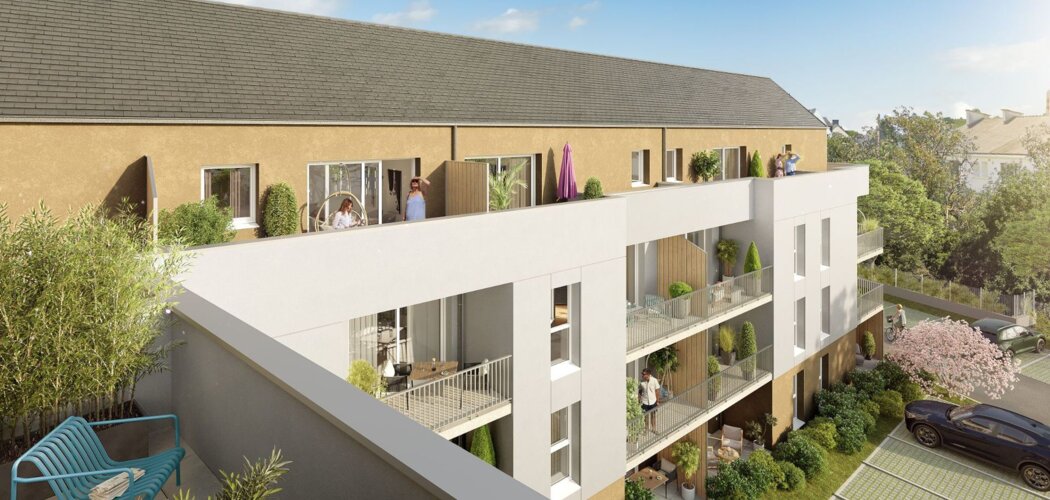 Programme immobilier neuf TI GWENN - Questembert : appartements neufs du studio au 4 pièces à 5 min du centre (56230) - Référence : 15329