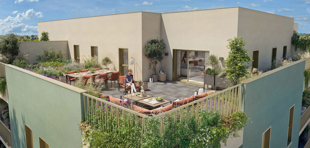 Programme immobilier neuf RIVE CROMOIS - Quetigny : 50 appartements neufs T2–T4 à 3 min de la place Centrale (21800) - Référence : 14606