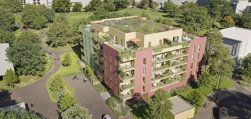 Programme immobilier neuf RIVE CROMOIS - Quetigny : 50 appartements neufs T2–T4 à 3 min de la place Centrale (21800) - Référence : 14606