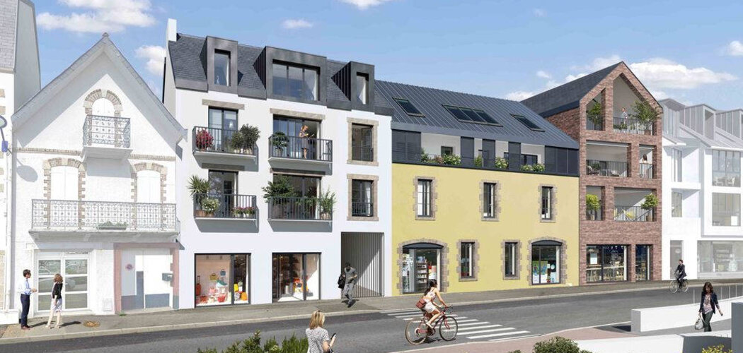 Programme immobilier neuf Coeur Maria -  Quiberon : villas et appartements neufs du 2 au 5 pièces face mer et centre-ville (56170) - Référence : 16933