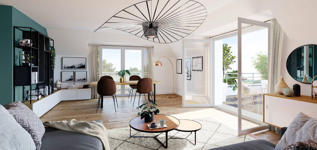 Programme immobilier neuf VILLA AELIA - Quimper à proximité de la plage de Bénodet (29000) - Référence : 11014