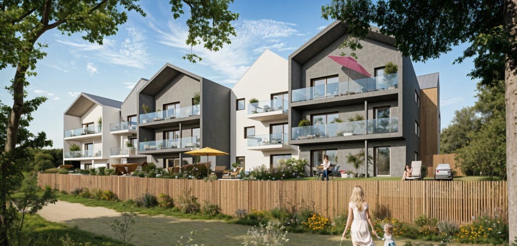 Programme immobilier neuf Les terrasses de Kermoguer - Quimper à quelques minutes en voiture du centre historique (29000) - Référence : 12627