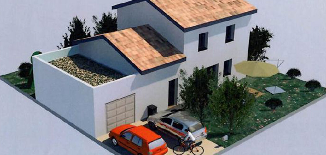 Programme immobilier neuf La Bottière - Quincieux village au nord de Lyon maisons neuves avec terrasse et jardin (69650) - Référence : 17186