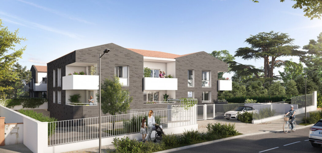 Programme immobilier neuf HARMONIE - Quint-Fonsegrives : appartements neufs 1 à 3 pièces à 20 min de Toulouse (31130) - Référence : 14880
