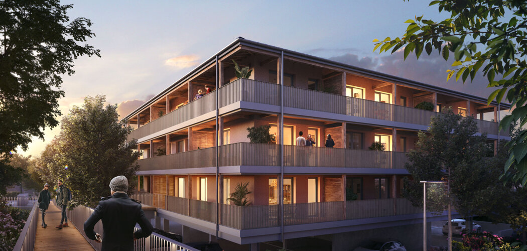 Programme immobilier neuf INITIA - Ramonville-Saint-Agne : Appartements T2–T4 et maisons T4–T5 avec terrasses, jardins privatifs et proximité Toulouse (31520) - Référence : 17762