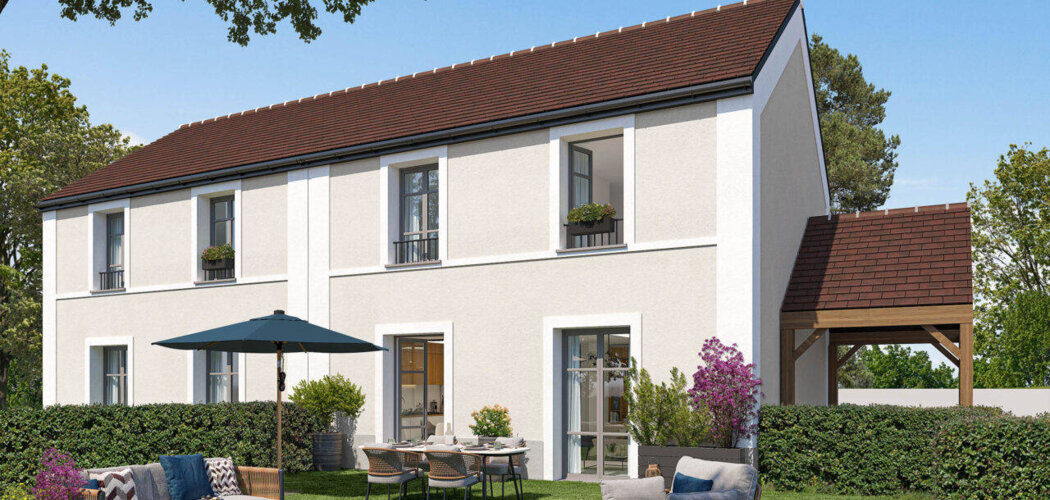 Programme immobilier neuf Villas du Frêne - Réau maisons en cœur de ville proche des bus (77550) - Référence : 9650