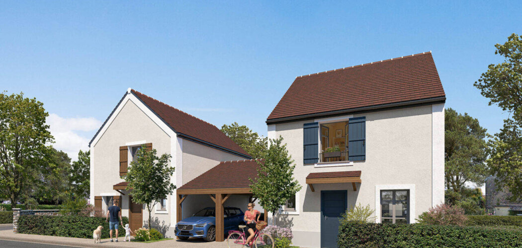 Programme immobilier neuf Villas du Frêne - Réau maisons en cœur de ville proche des bus (77550) - Référence : 9650