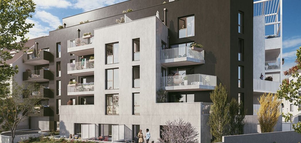 Programme immobilier neuf Eclat - Rennes : 32 appartements neufs T1–T4 dans le quartier Thabor - Saint Hélier (35000) - Référence : 15903